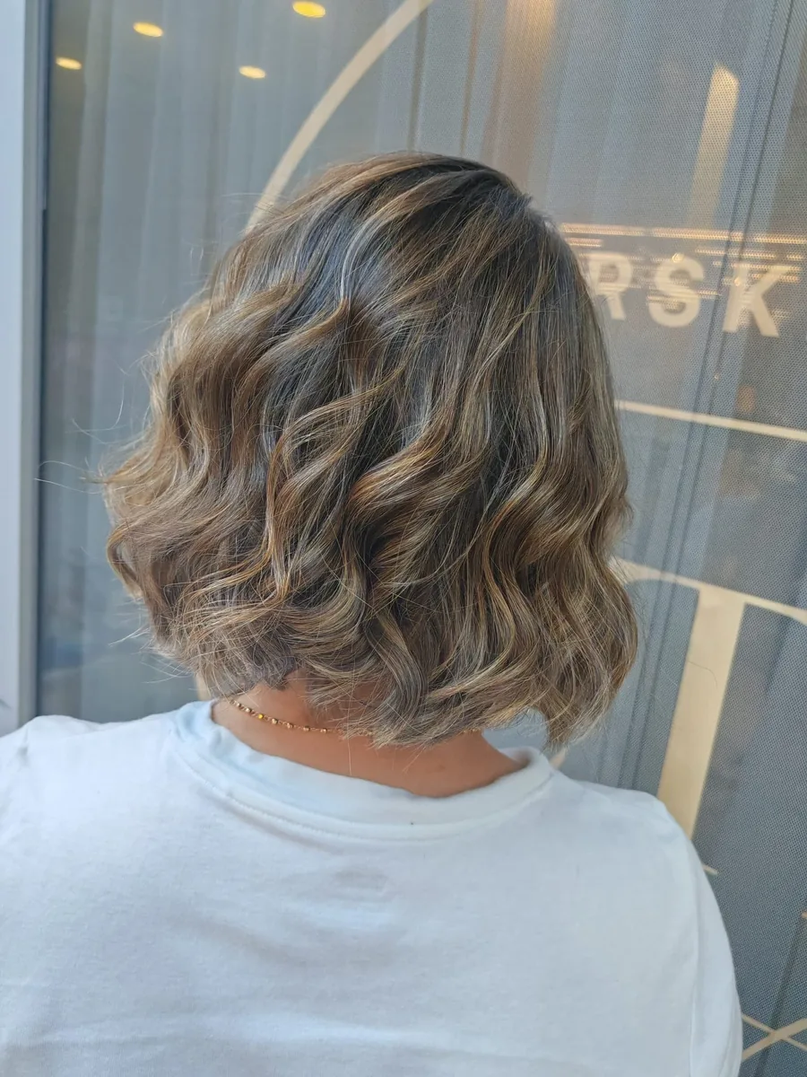 Bob frizura s balayage tehnikom - Salon Petra Skrbeta